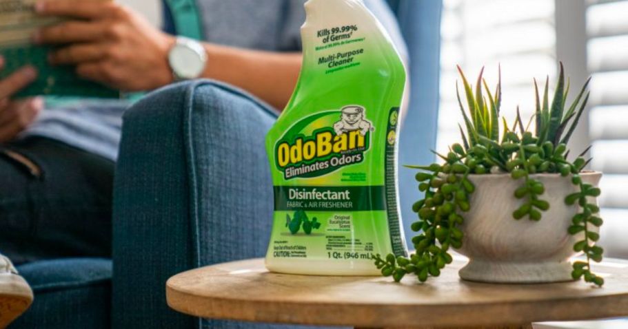 OdoBan Odor Eliminator & Disinfectant Spray Only $3 Shipped on Amazon