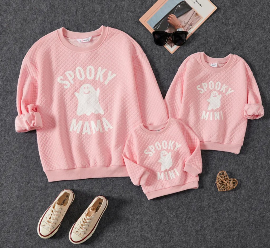 pink ghost sweatshirts 