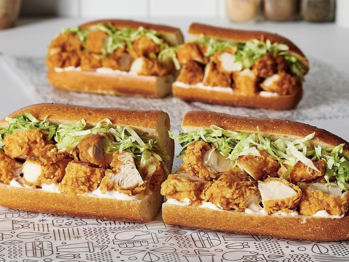 two publix chicken tender subs