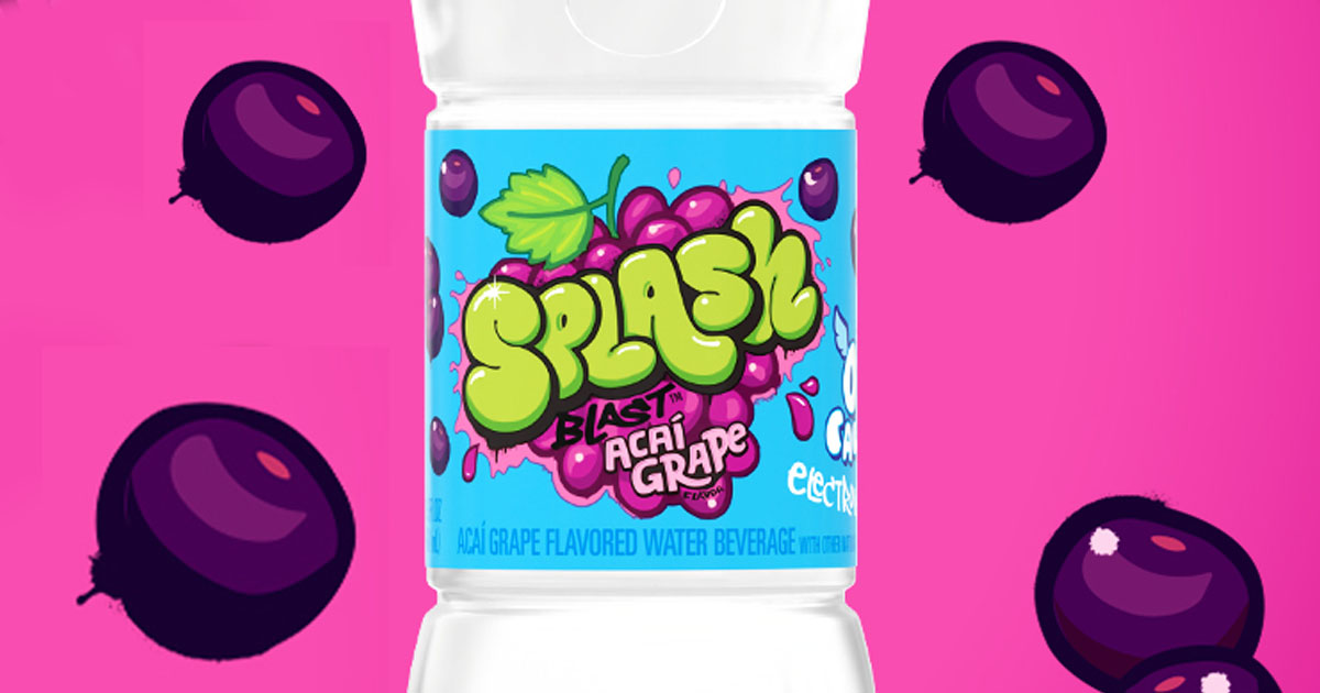 Splash Blast Acai Grape Water 12-Pack Only $5 Shipped on Amazon