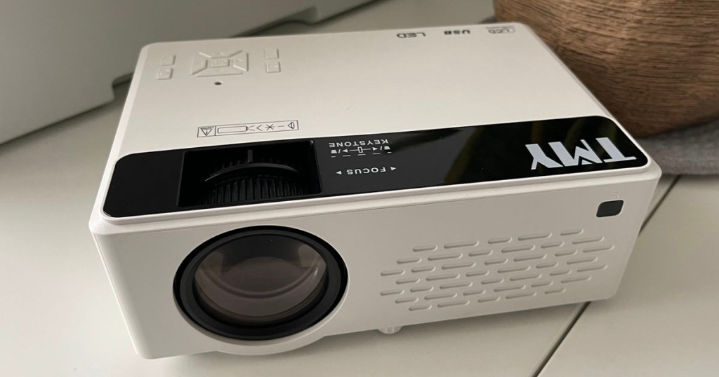 white tmy projector