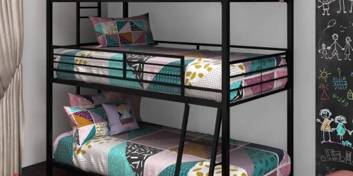 Triple Twin Bunk Bed Only $189 Shipped on Walmart.com (Regularly $362)