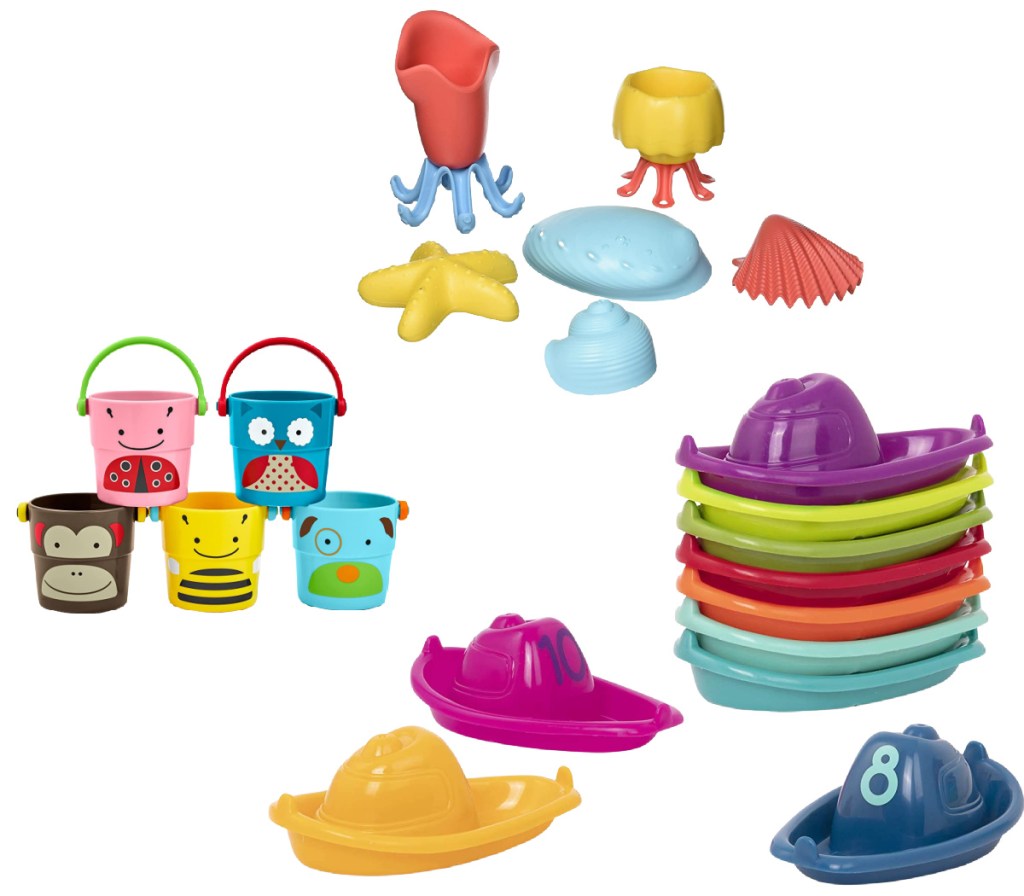 variety of water table toys