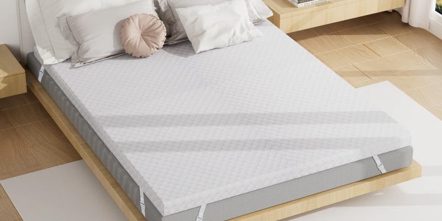 Queen Memory Foam Cooling Gel Mattress Topper Only $24.99 on Wayfair.com (Reg. $160)