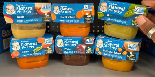 Save $5 on Gerber Baby Food at Walmart and Get 6 FREE Tubs + More!