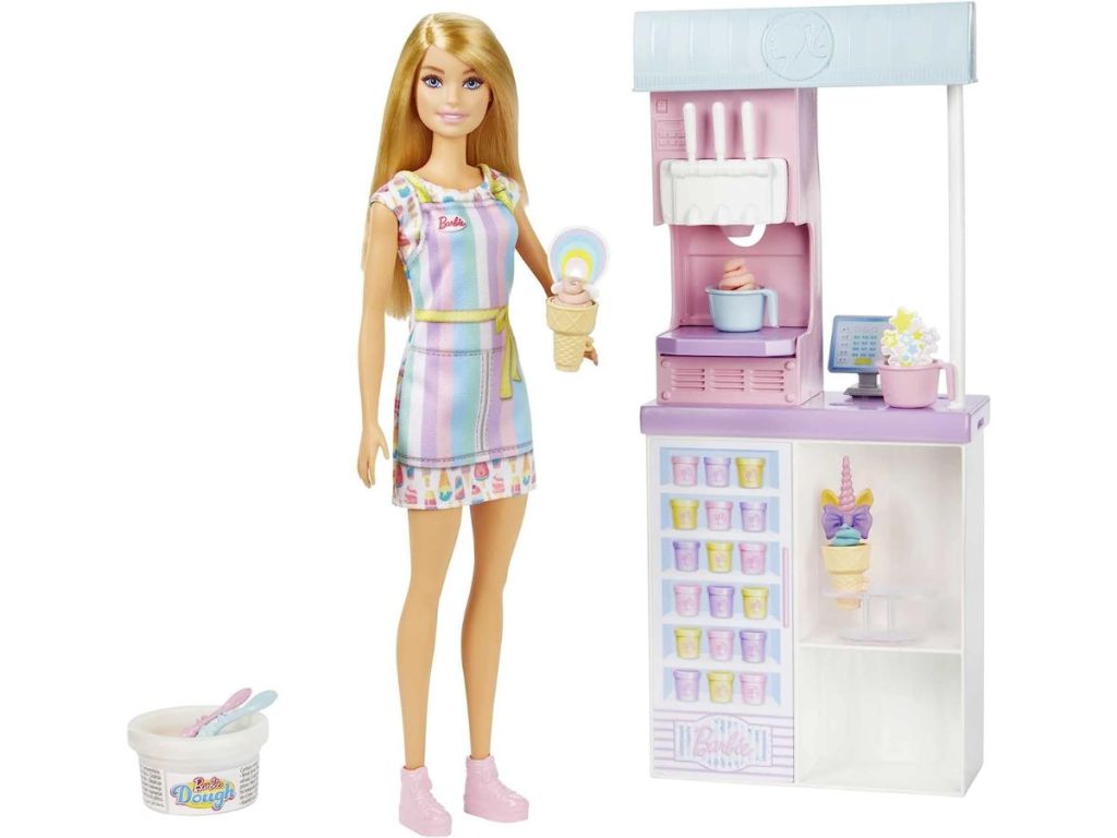 Barbie Careers Doll & Accessories, Ice Cream Shop with Accessories