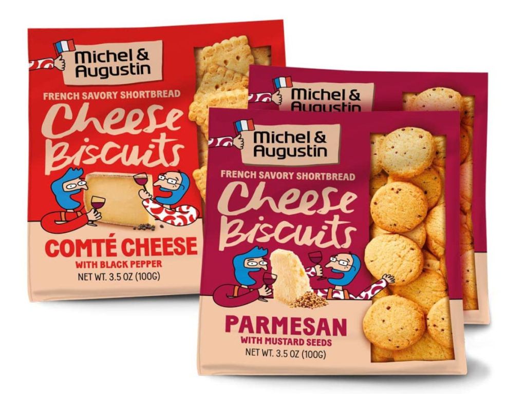 Michel et Augustin Gourmet Cheese Crackers Variety Pack