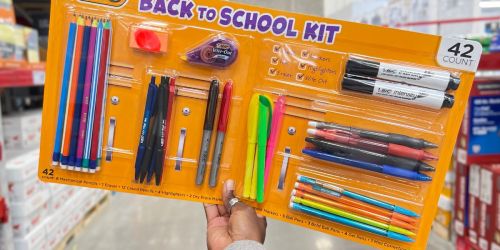 Sam’s Club School Supplies Deals | BIC Back to School 42-Piece Kit Only $9.98 + More!