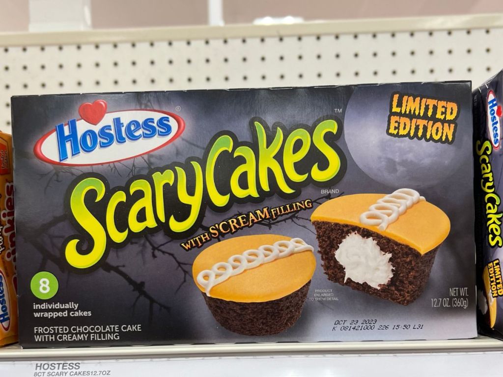 Hostess ScaryCakes Cupcakes 8 Count on shelf at Target