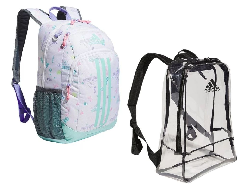 Adidas Young BTS Creator 2 Kids Backpack and Adidas Clear Backpack