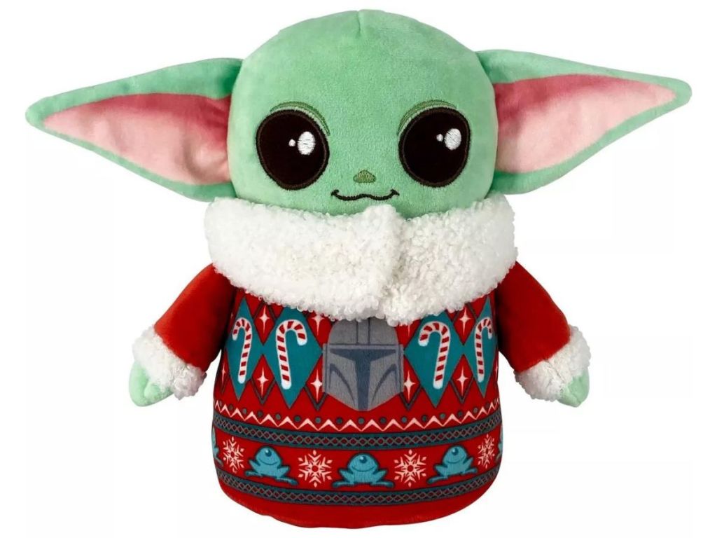 Star Wars The Mandalorian Grogu Holiday Plush Just $3.99 on Target