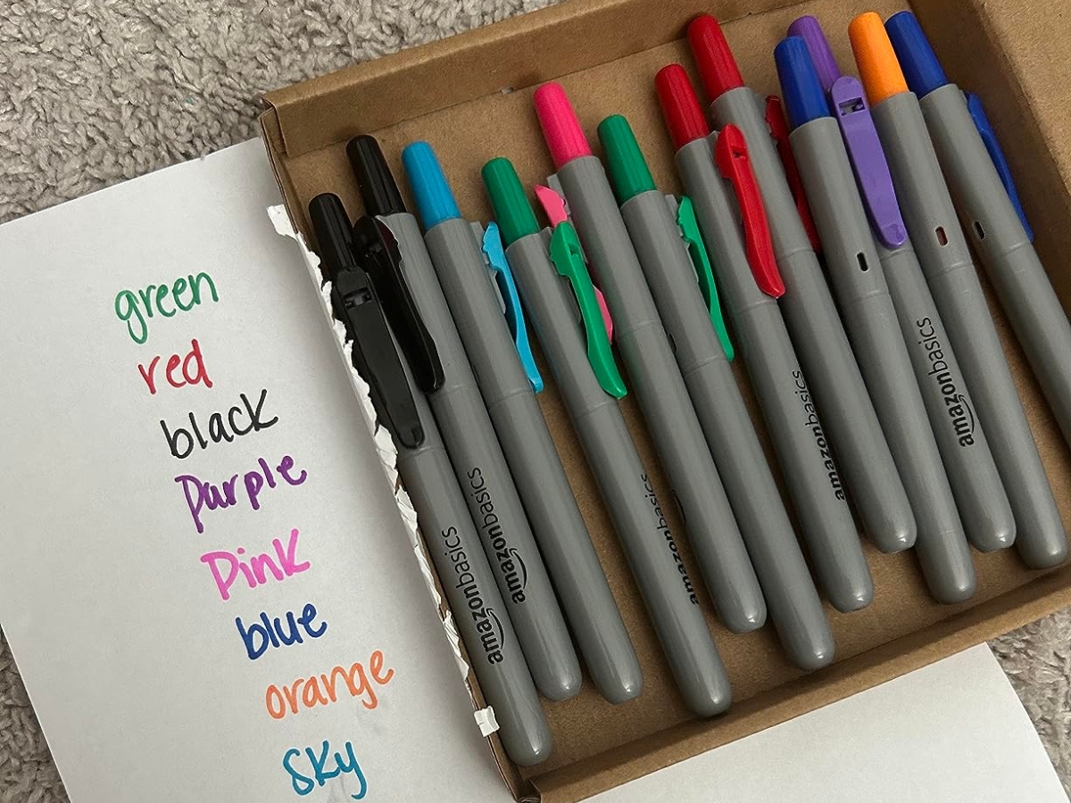 Amazon Basics Retractable Permanent Markers 12-Count Only $3.85 Shipped (Reg. $9)