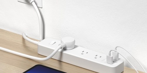 AmazonBasics Power Strip w/ Outlets & USB Ports from $2.99 Shipped (Regularly $20)