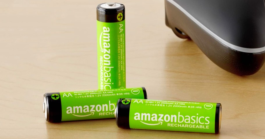 AmazonBasics AA Rechargeable Batteries 8-Pack Just $5.99 Shipped (Regularly $18)
