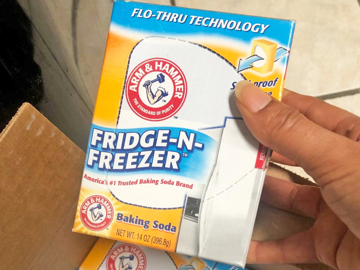 Arm & Hammer Baking Soda FridgenFreezer Odor Absorber 12Pack Just