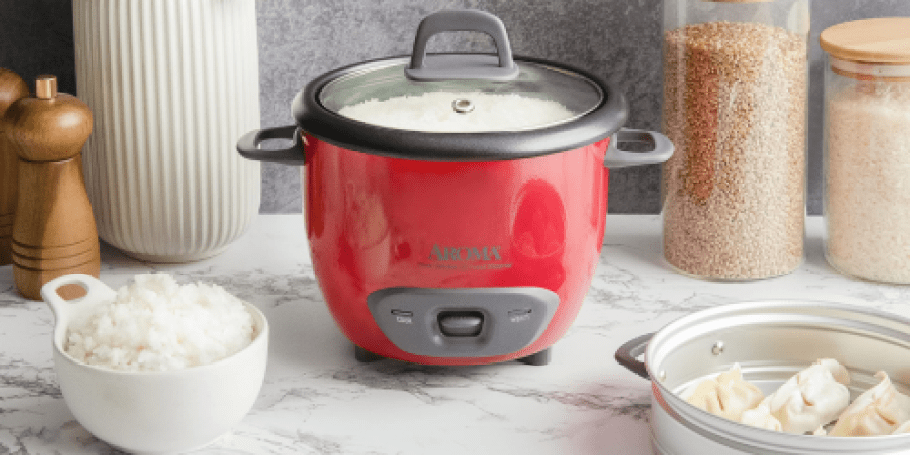 Aroma 6-Cup Rice Cooker & Steamer Only $9.99 Shipped