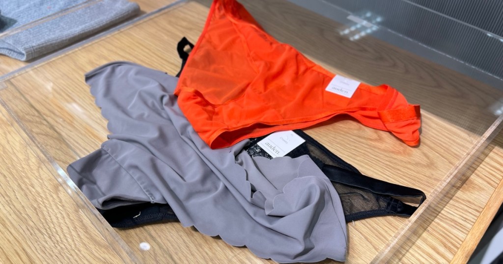 3 pairs of auden underwear in store
