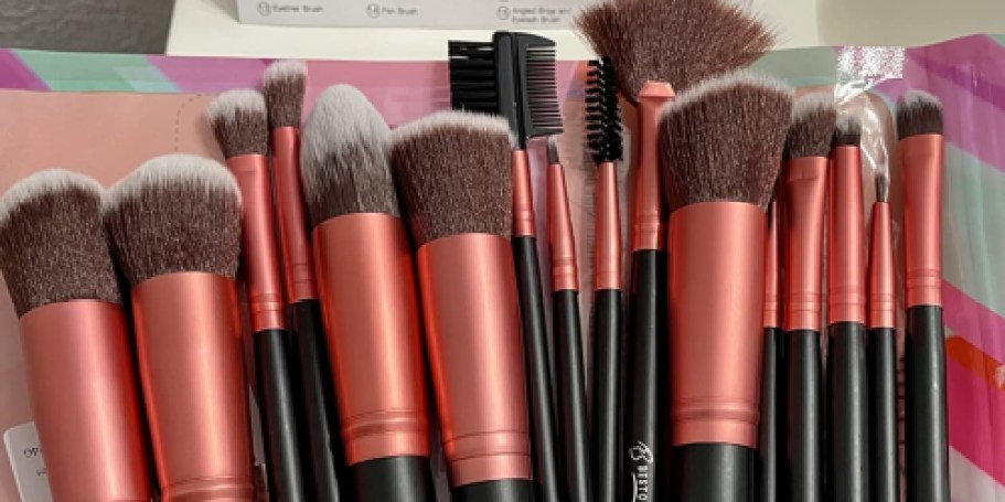 Highly-Rated Makeup Brush 16-Piece Set Just $5.99 on Amazon