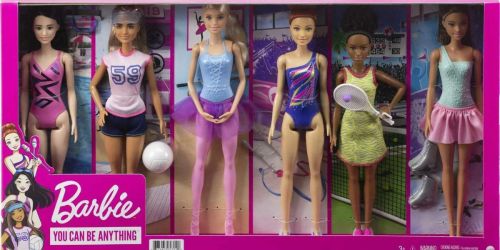 Barbie Sports-Themed Career Doll 6-Pack Only $20 on Walmart.com (Reg. $36) | Just $3.33 Each!