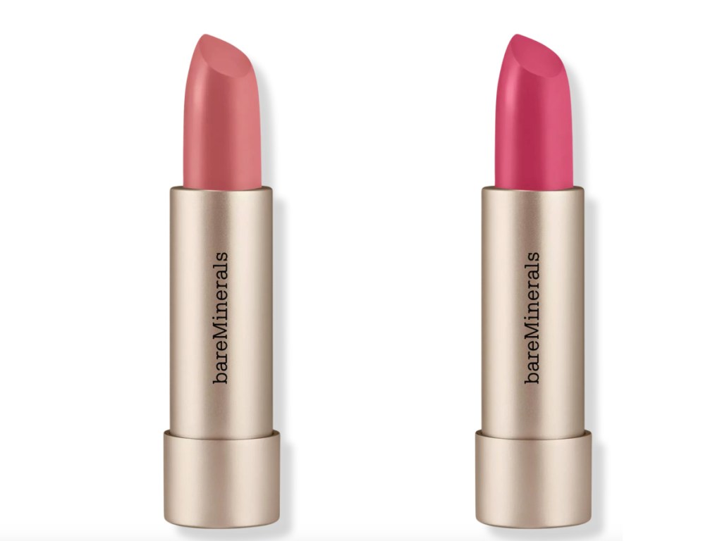 Bareminerals lipstick in two different colors