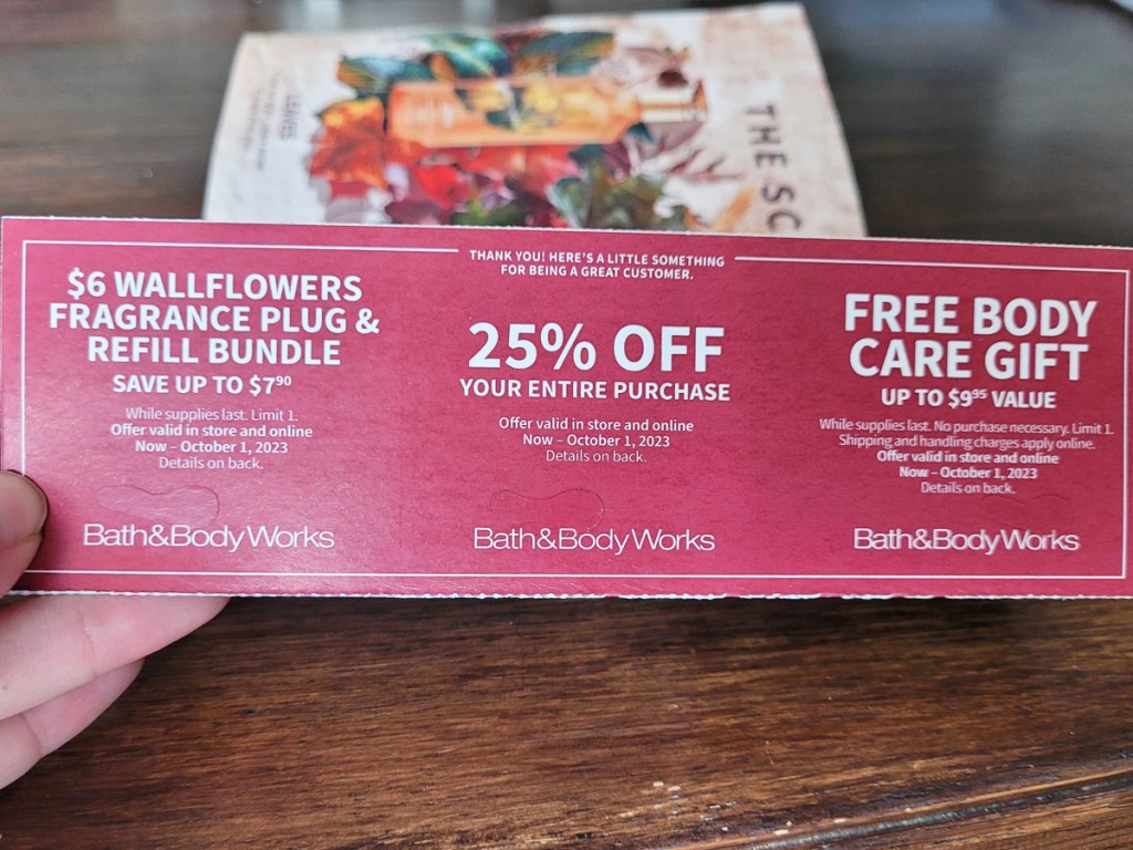 New Bath & Body Works Mailer Coupons (20 Off Entire Purchase, Possible