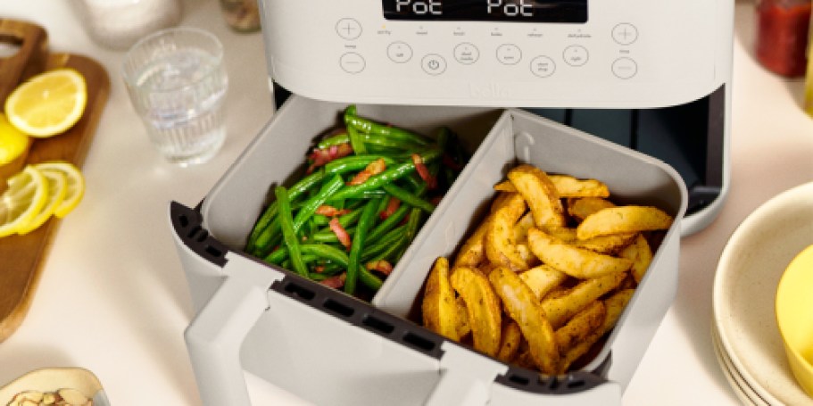 Bella Dual Basket Air Fryer Just $39.99 Shipped on BestBuy.com (Regularly $90)
