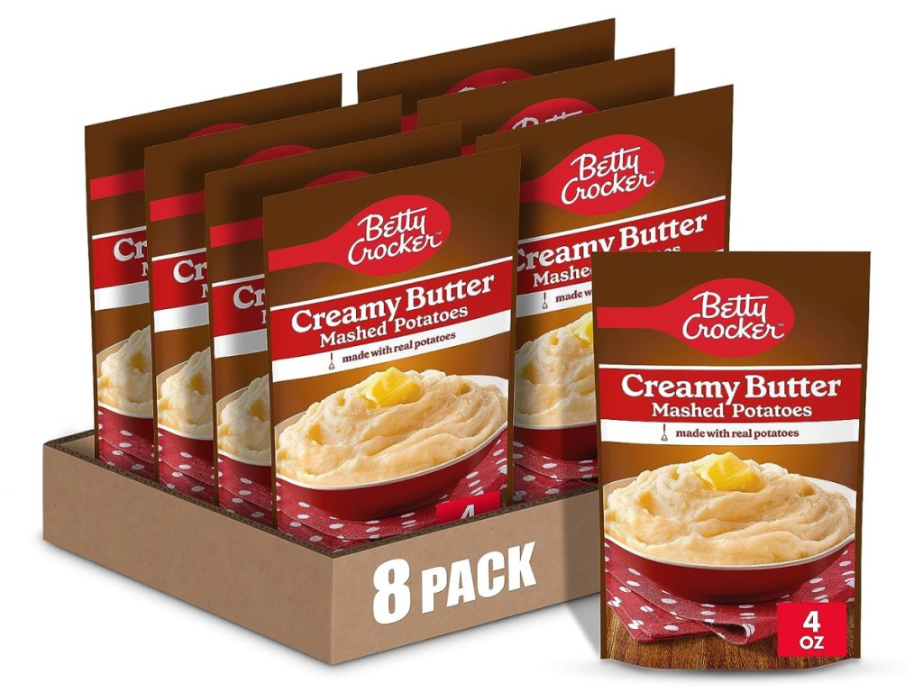 Betty Crocker Creamy Butter Mashed Potatoes 8 Pack