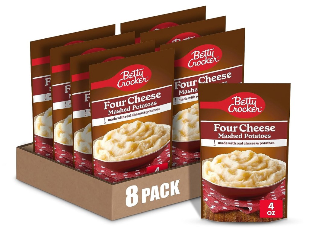 Betty Crocker Four Cheese Mashed Potatoes 8 Pack
