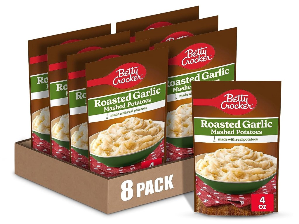 Betty Crocker Roasted Garlic Mashed Potatoes 8 Pack
