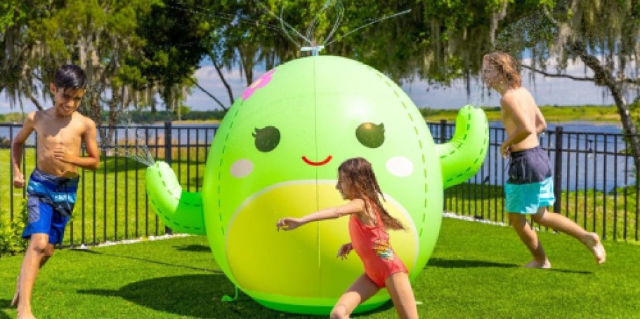 Big Mouth Squishmallows Sprinkler Only $39.99 (Reg. $80) – Over 4 Feet Tall!