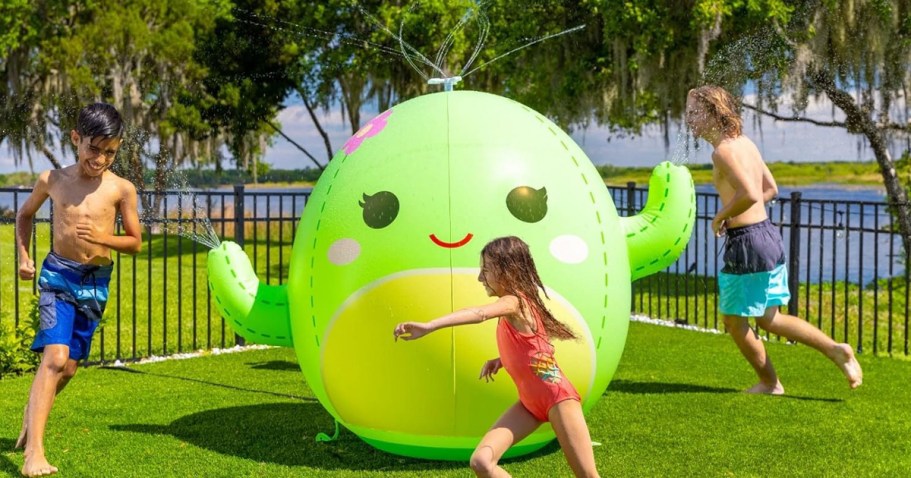 Big Mouth Squishmallows Sprinkler Only $39.99 (Reg. $80) – Over 4 Feet Tall!