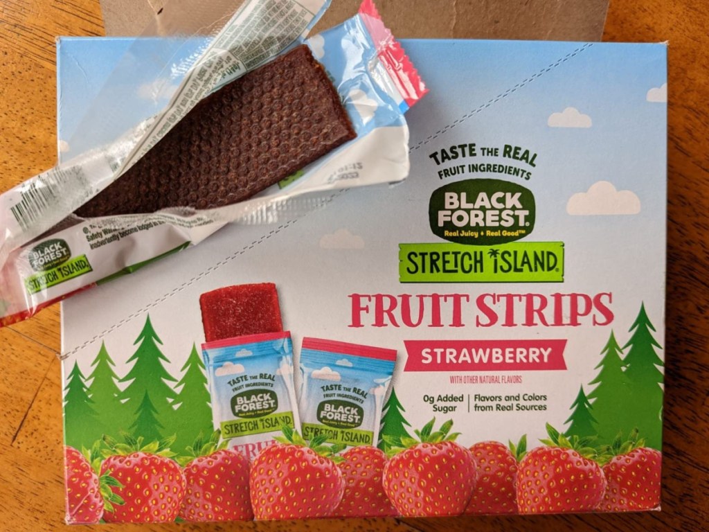Black Forest Stretch Island Fruit Strips 30 Pack  - Strawberry