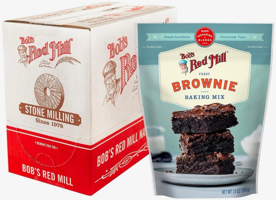 Bobs-Red-Mill-Brownie-Baking-Mix-4-Pack خصم إضافي بنسبة 35% على خلطات خبز Bob's Red Mill على أمازون |  خليط الكيك 4 عبوات فقط 11.98 دولارًا أمريكيًا تم شحنها + المزيد