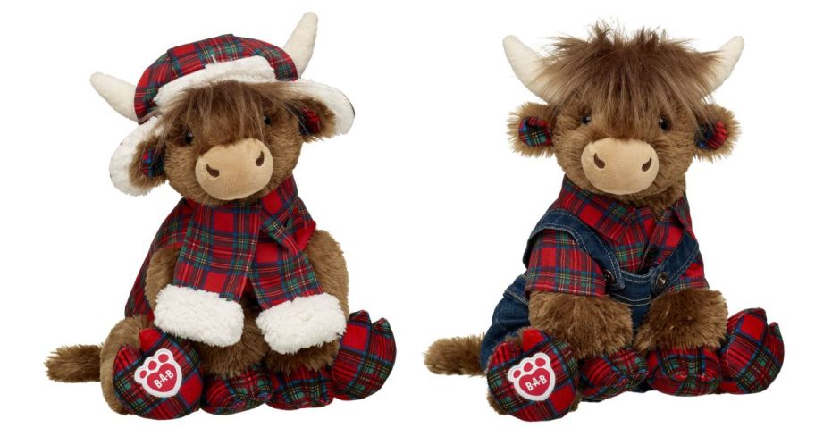 Build-A-Bear Cow Stuffed Animals stock images