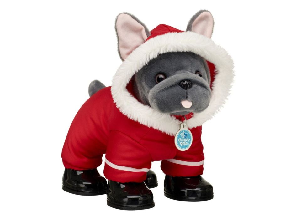 Build-A-Bear Promise Pets French Bulldog w/ Snowsuit stock image