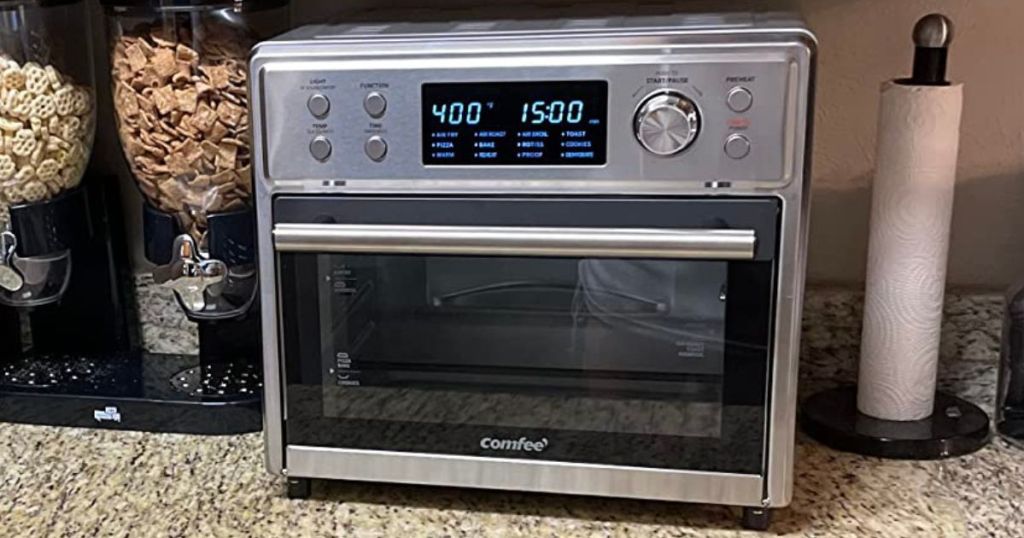 COMFEE Air Fryer Toaster Oven on counter