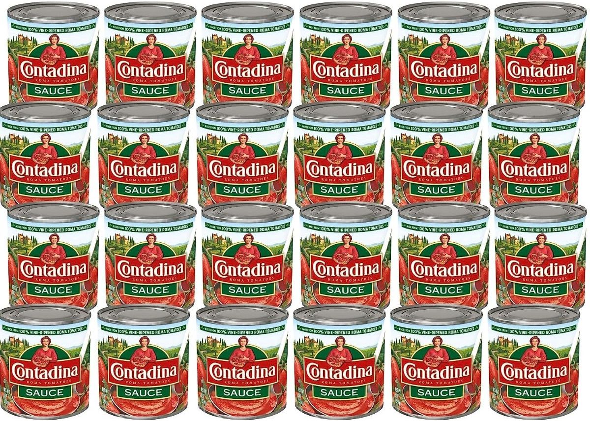 24 cans of contadina tomato sauce