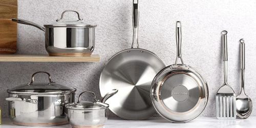 Up to 65% Off Country Living Collection on Amazon | Stainless Steel Cookware Set $66 Shipped (Reg. $150)