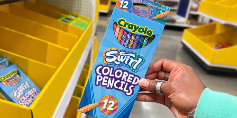 Crayola Swirl Colored Pencils 12-Count Only $1.99 Shipped for Prime Members