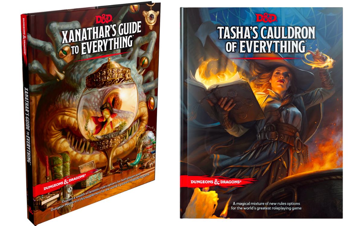 D & D xanthars guide to everything and tashas cauldron of everything