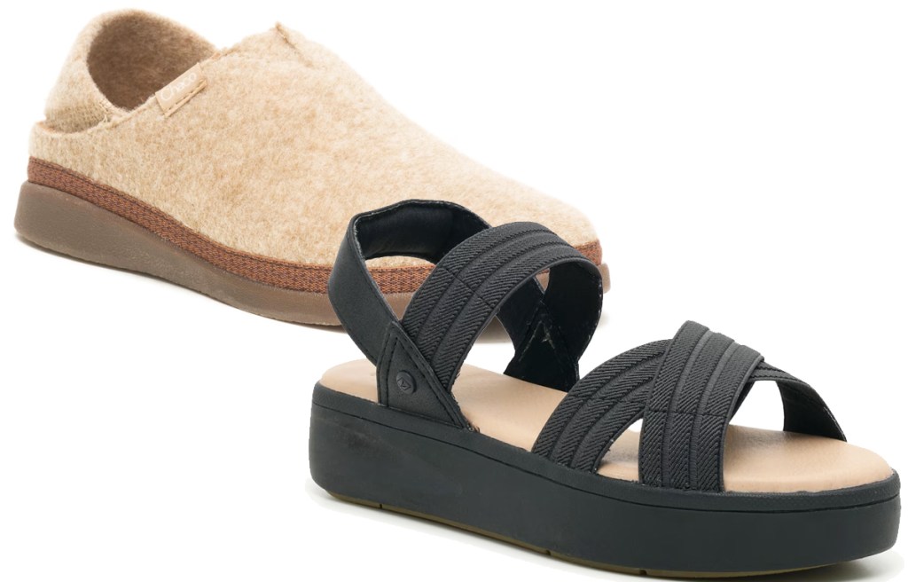 Chaco Slip-on-Schuh und Sperry-Plateausandale