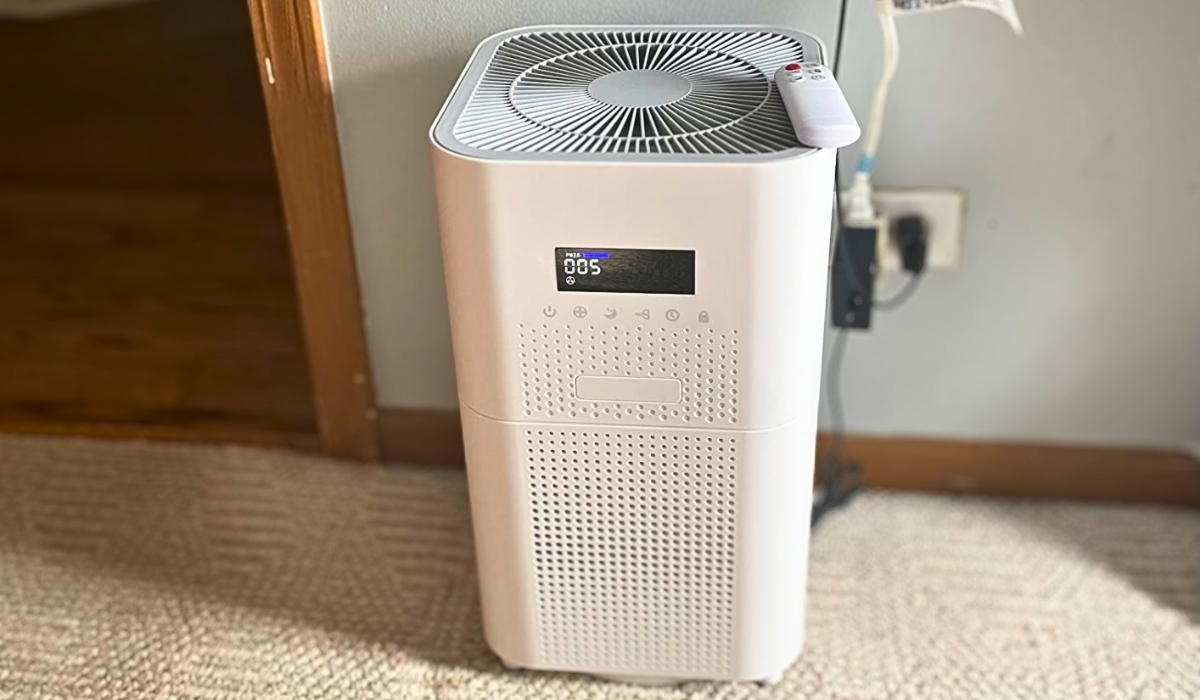 Hepa Air Purifier W Remote Only Shipped On Amazon Covers Up To Sq Feet Hip Save