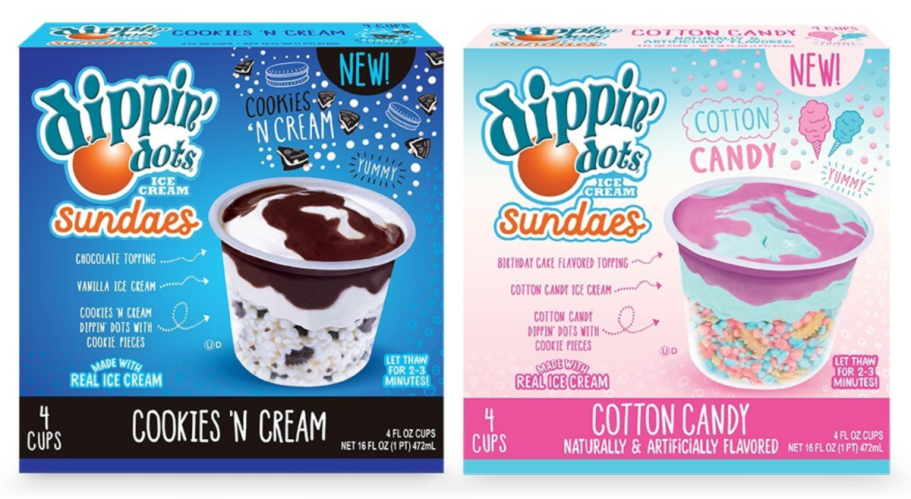 NEW Dippin’ Dots Ice Cream Sundaes Hitting Grocery Stores This January