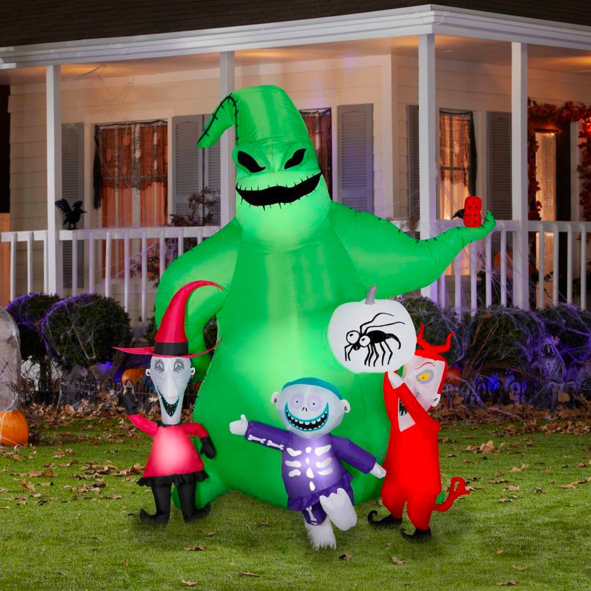 Disney 84”Oogie Boogie with Creatures- Inflatable Scene