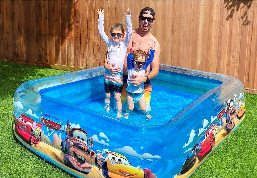 Disney Pixar 6 ft x 8 ft Inflatable Pools cars