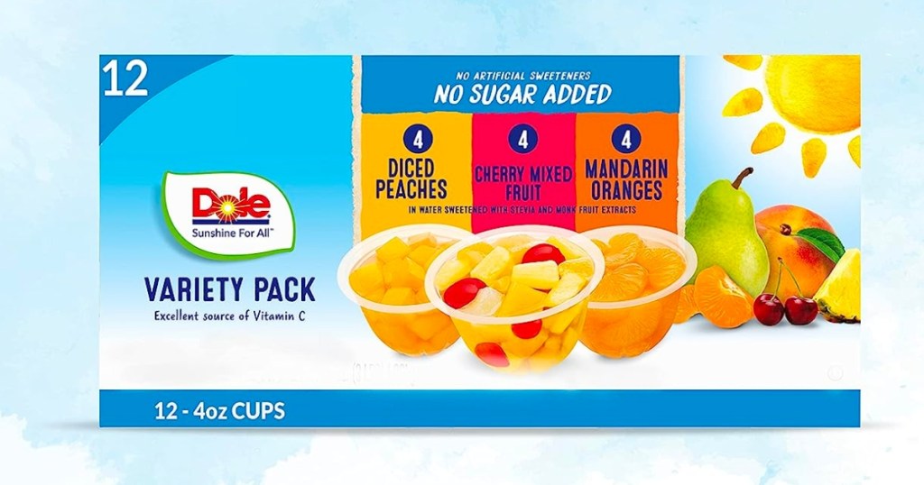 dole fruit cups variety pack