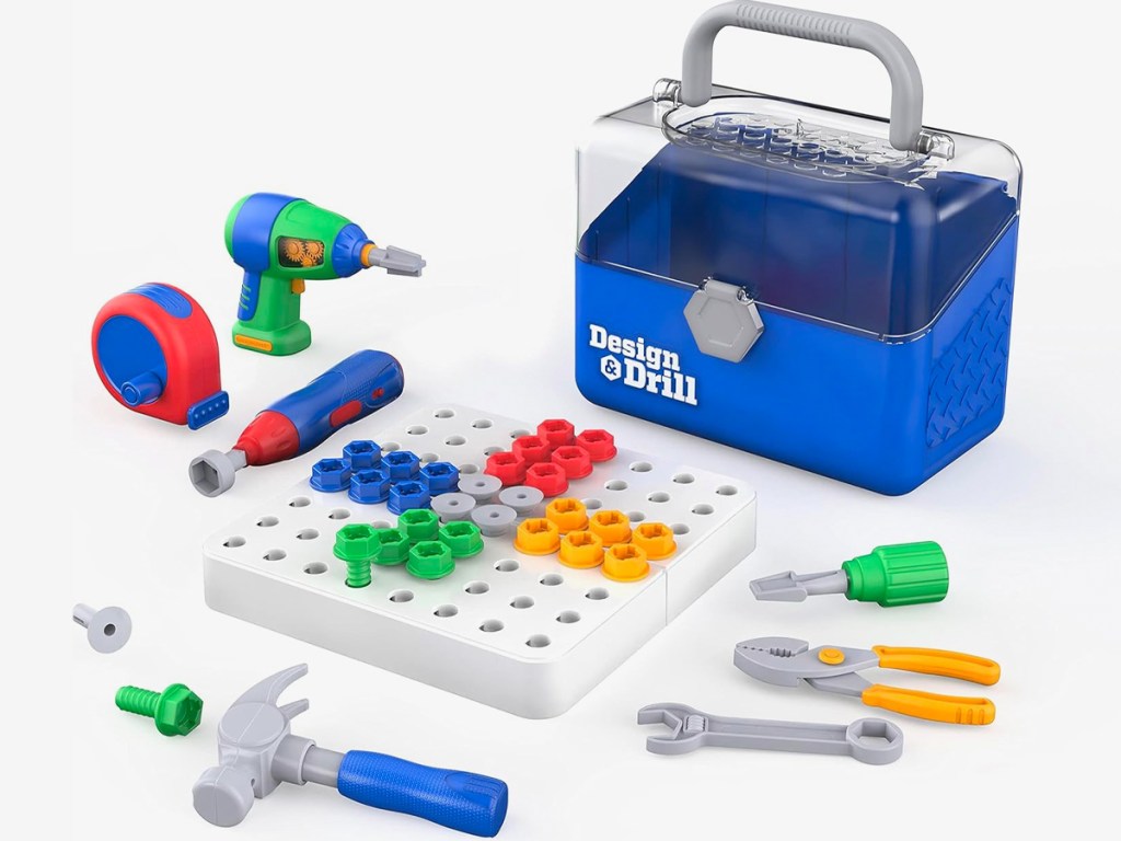 Educational Insights Design & Drill 70-Piece STEM Toy