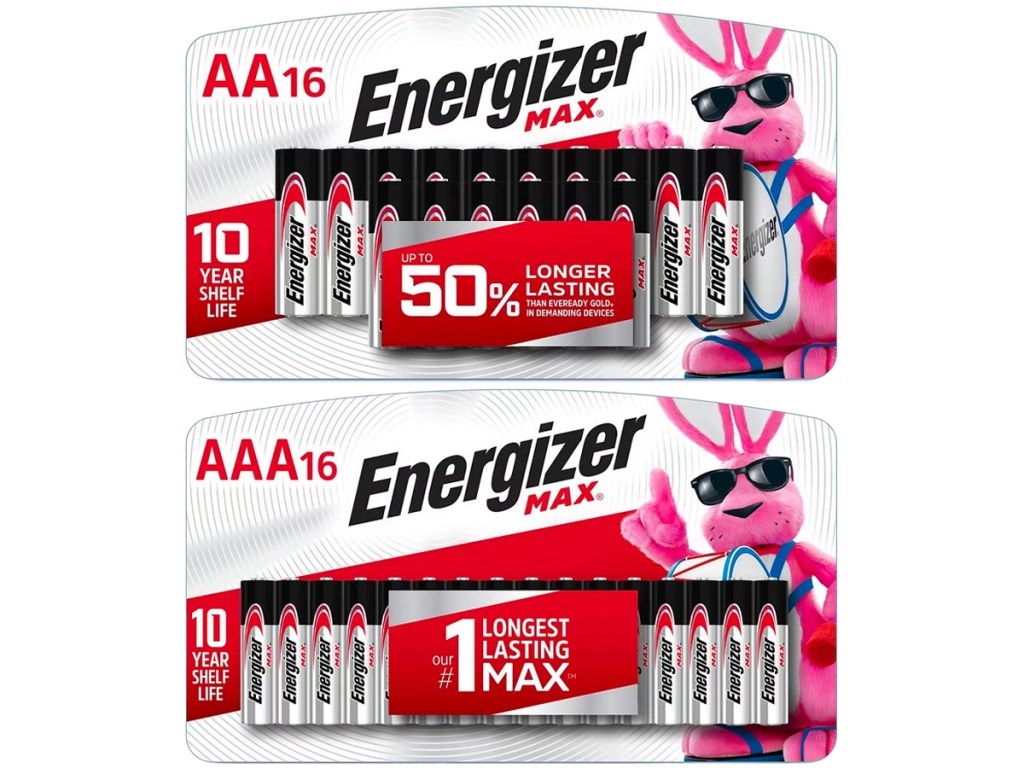 Energizer Max AA and AAA Batteries 