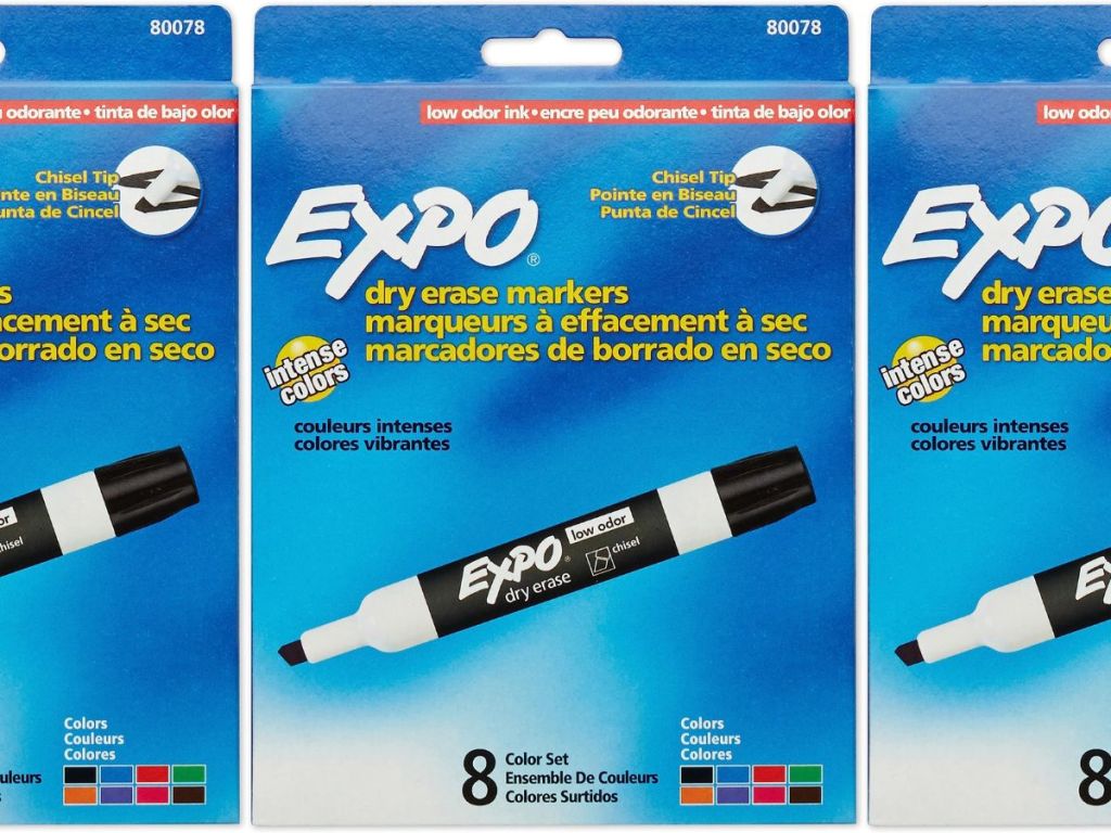 A pack of 8 Expo markers 