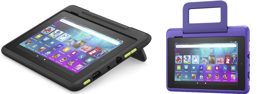 black and purple cases on fire 7 tablets